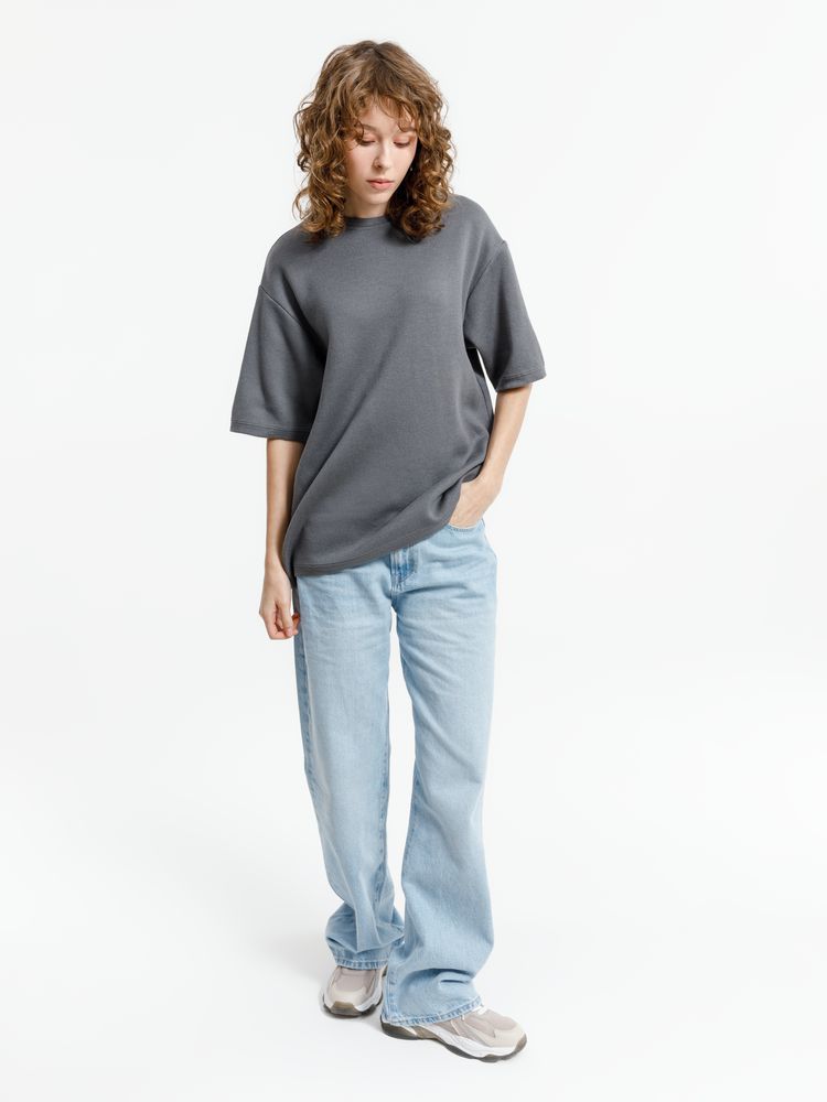 Джемпер с коротким рукавом Siluetti Volumica, серый-2