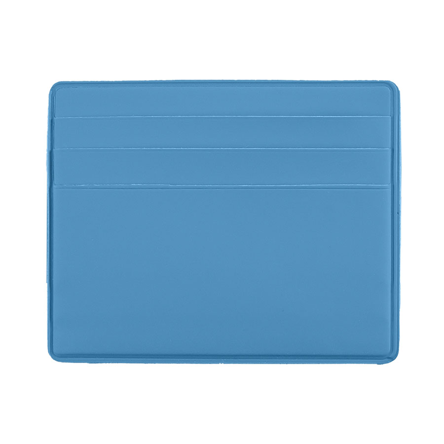 Чехол Simply для 6 карт с отделением для денег, голубой, PU , голубой-0