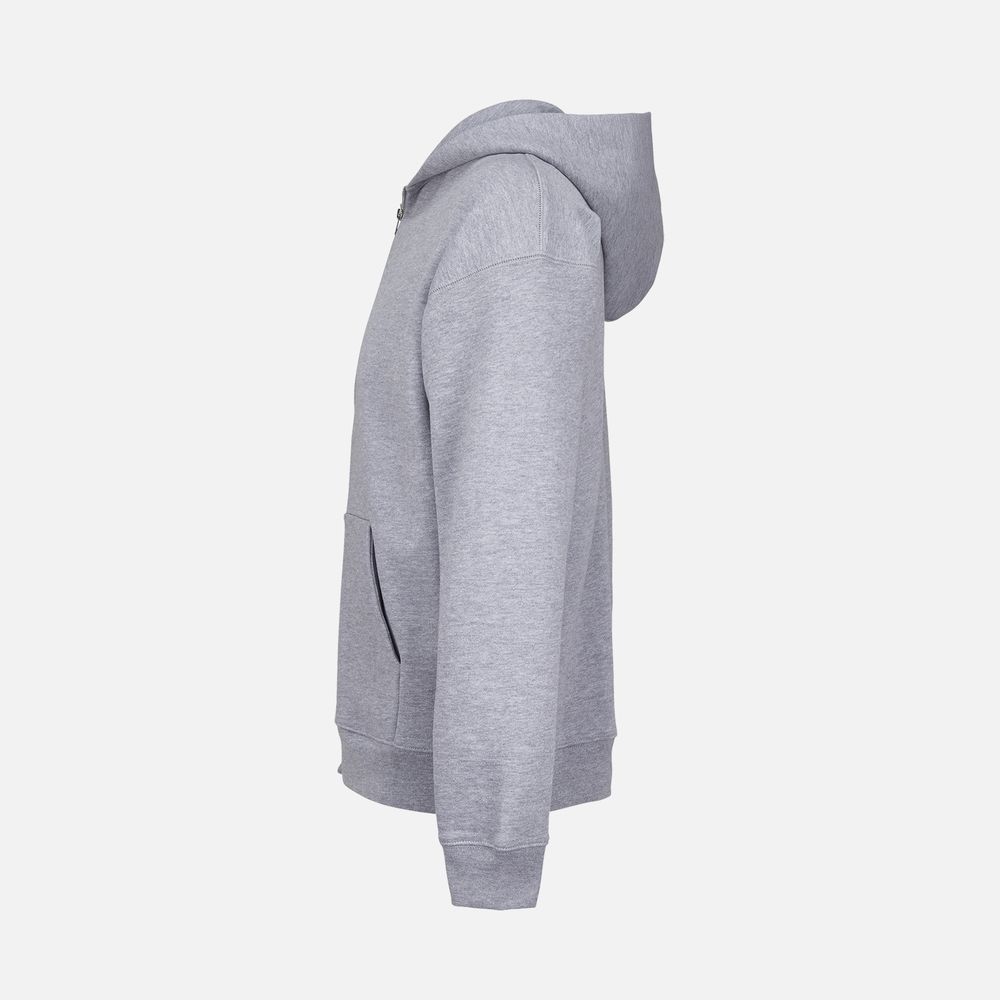 Толстовка унисекс на молнии Jelo, серый меланж-2