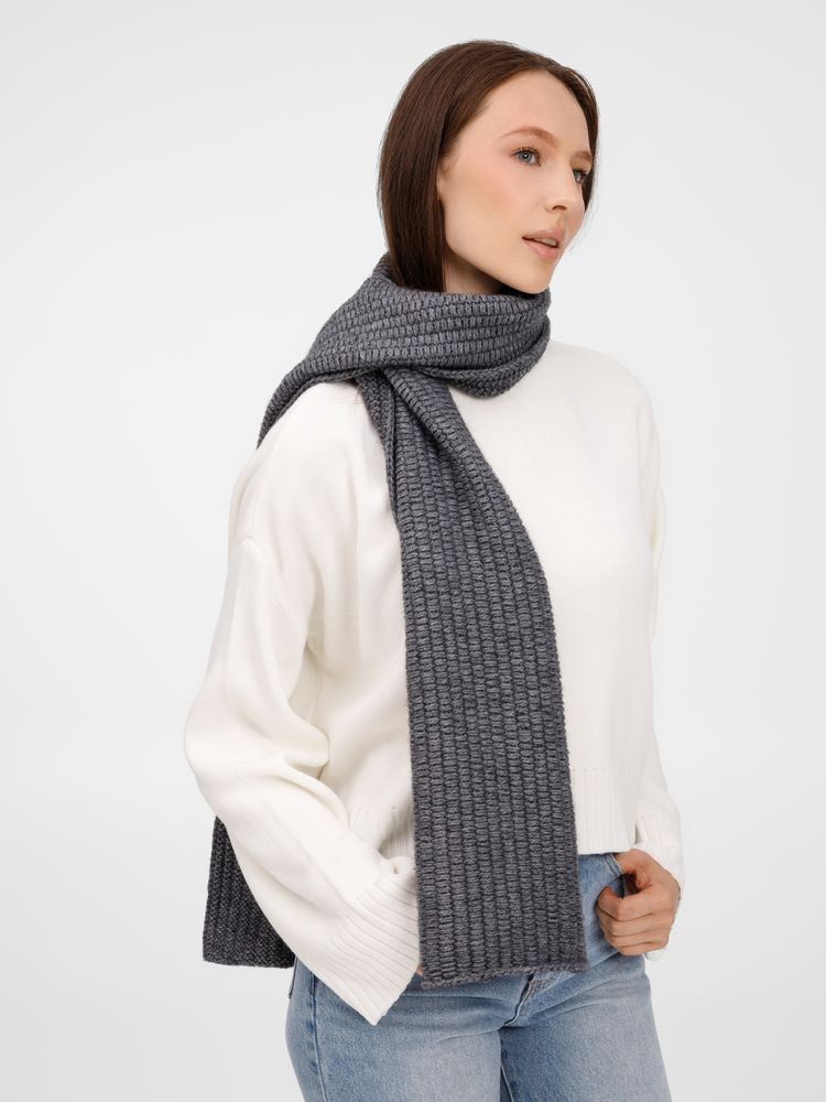 Шарф Frissonelle, серый меланж-3