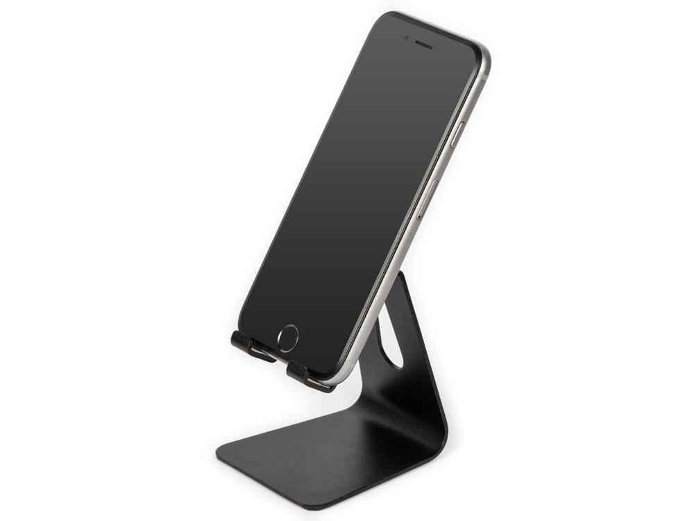 Металлическая подставка для телефона, черный-1