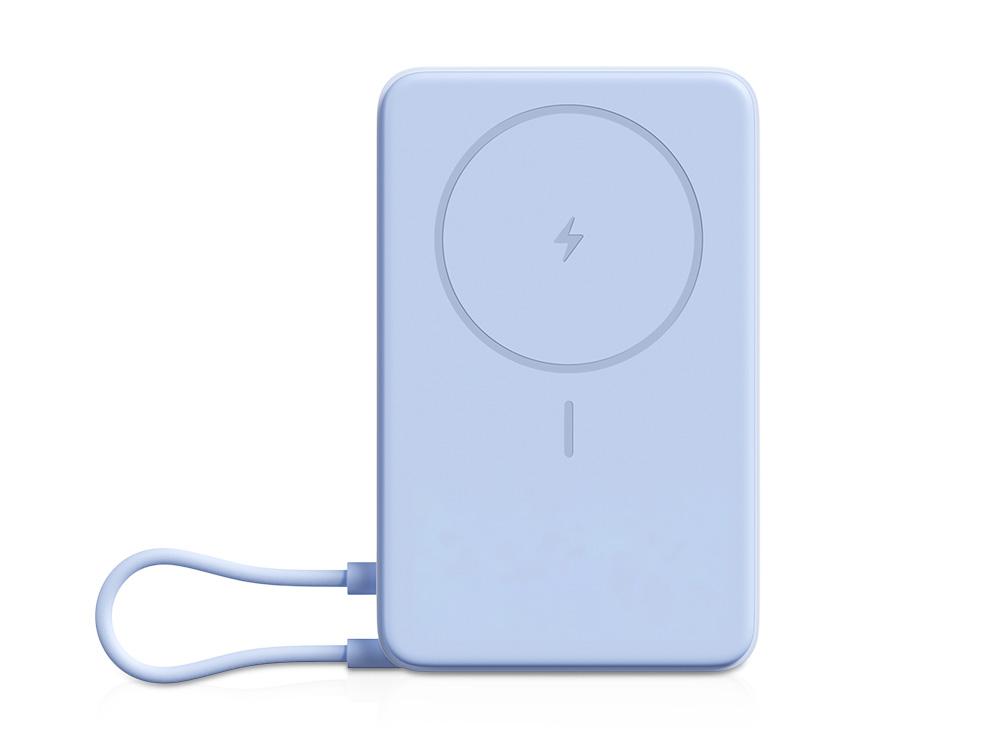 Внешний аккумулятор Xiaomi Magnetic Power Bank 10000 with Built-in Stand Blue-0