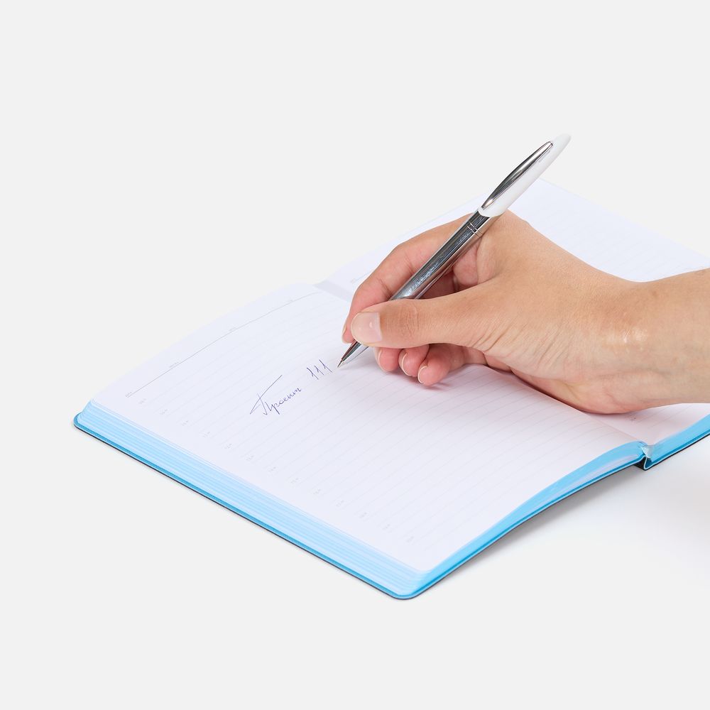 Ручка шариковая Dagger Soft Touch, белая-2