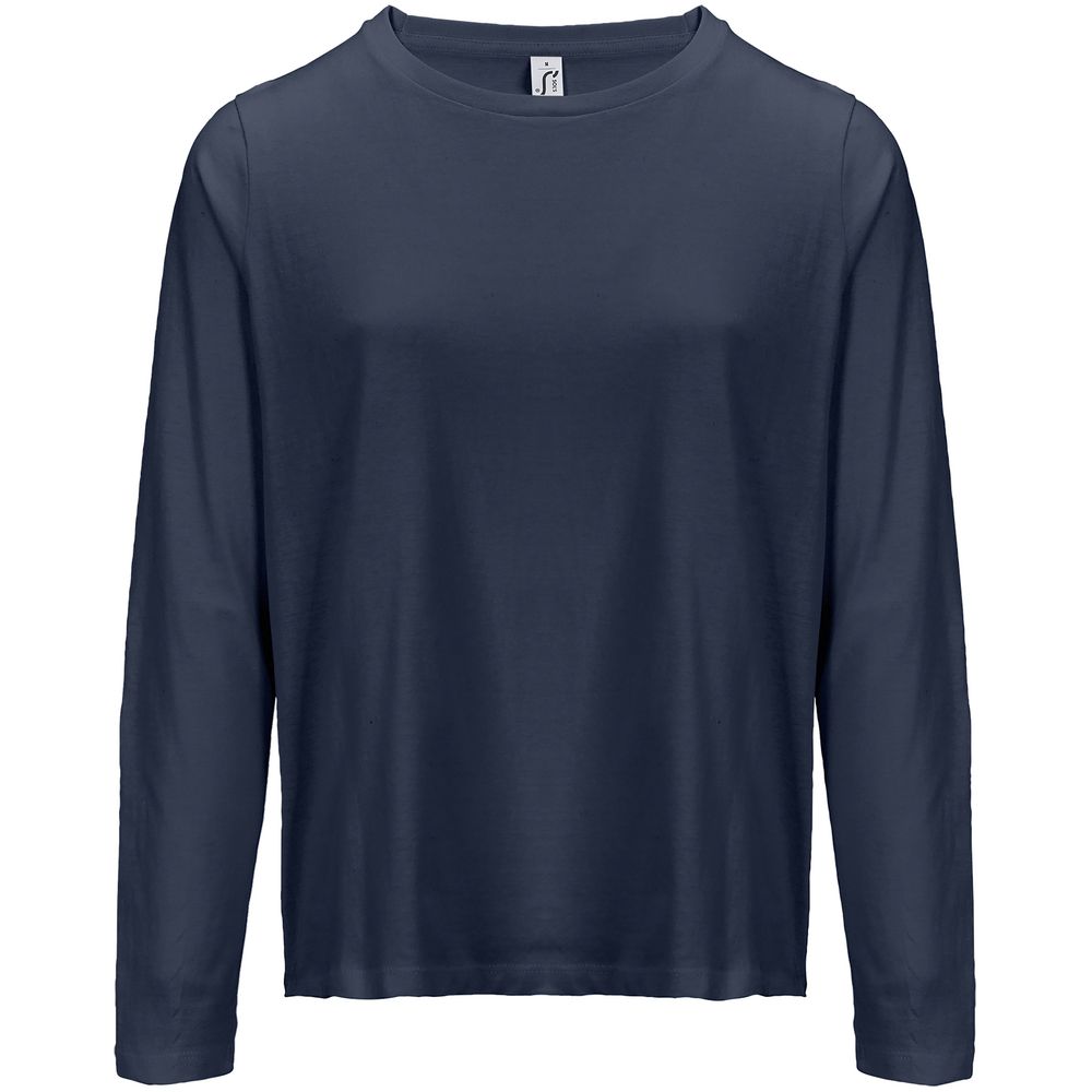 Футболка с длинным рукавом женская Monarch Women, темно-синяя (navy)-0