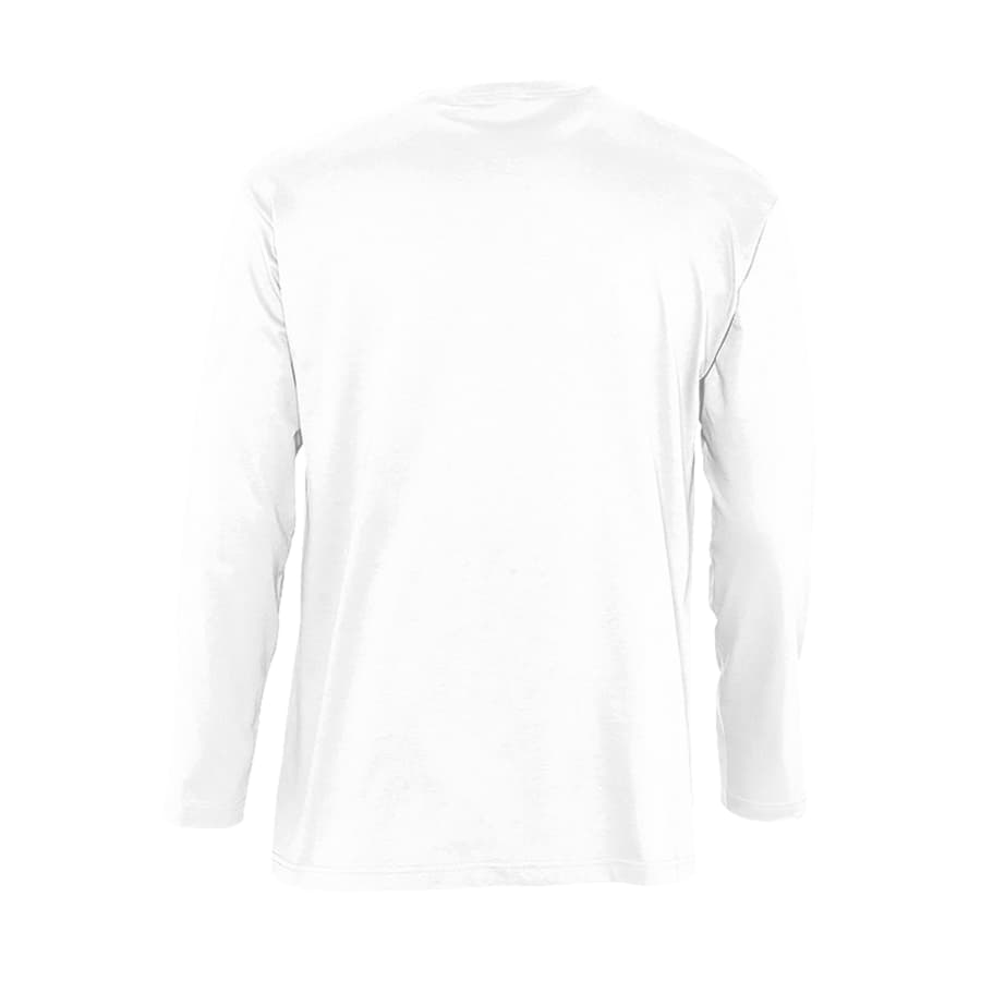 Футболка мужская с длинным рукавом MONARCH 150, белый-1