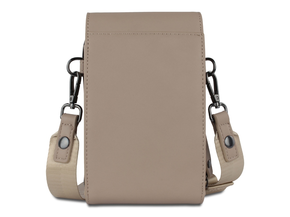 Сумка наплечная BUGATTI Almata, песочная, полиуретан, 11х4х19 см-5