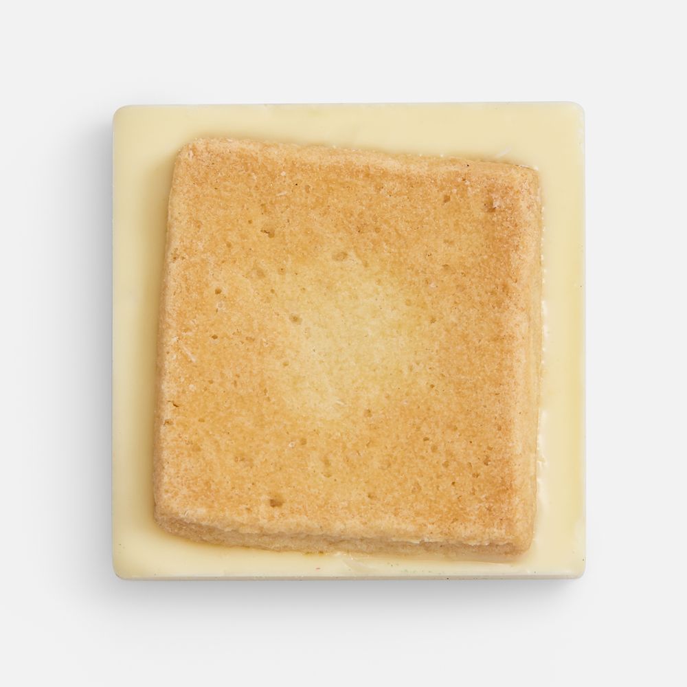 Печенье Dream White в белом шоколаде, квадрат-3