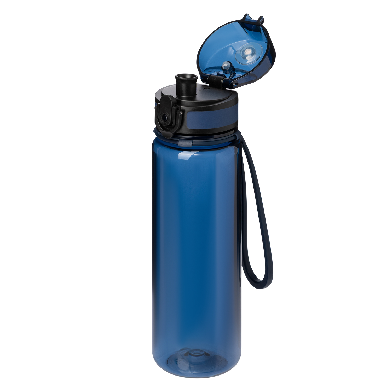 Бутылка для воды Como, синяя-4