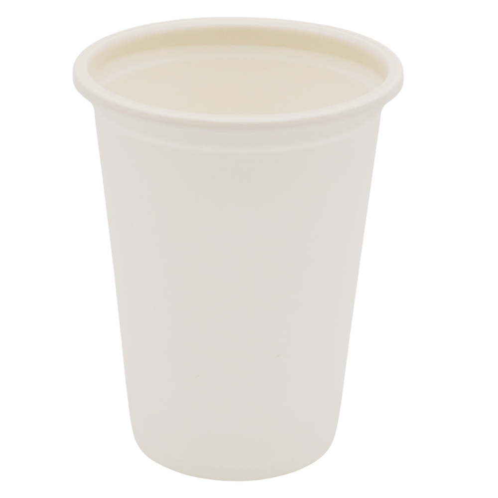 Набор 50 шт стаканов из кукурузного крахмала, Белый-3