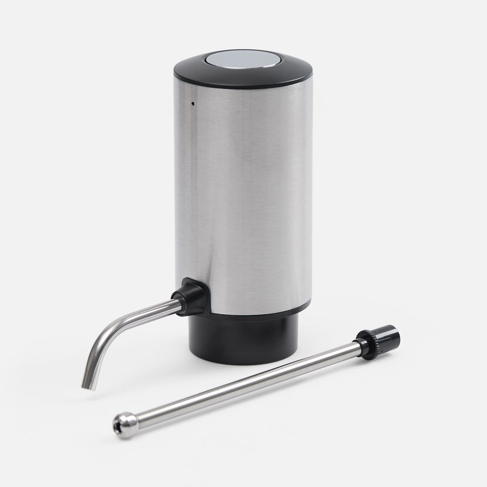 Электрический аэратор-дозатор для вина Tuoretta, серебристый-3