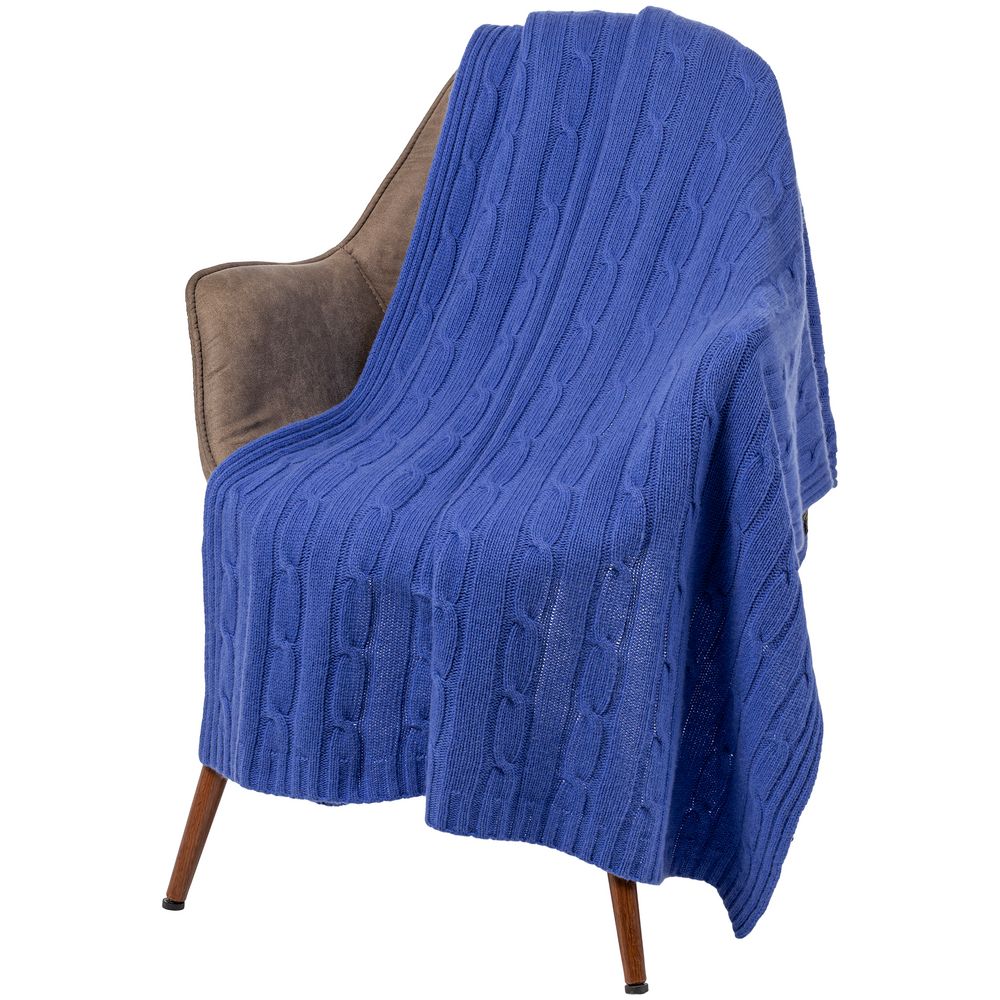 Плед Auray, ярко-синий-0