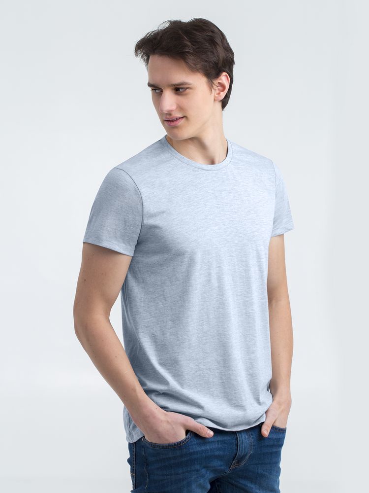 Футболка мужская Regent Fit 150, голубой меланж-1