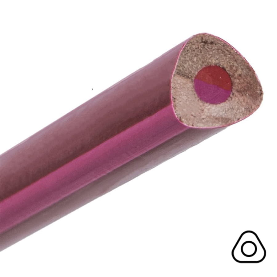 Цветные карандаши двухцветных MERIDIAN, 6шт/12 цветов, бежевый-3