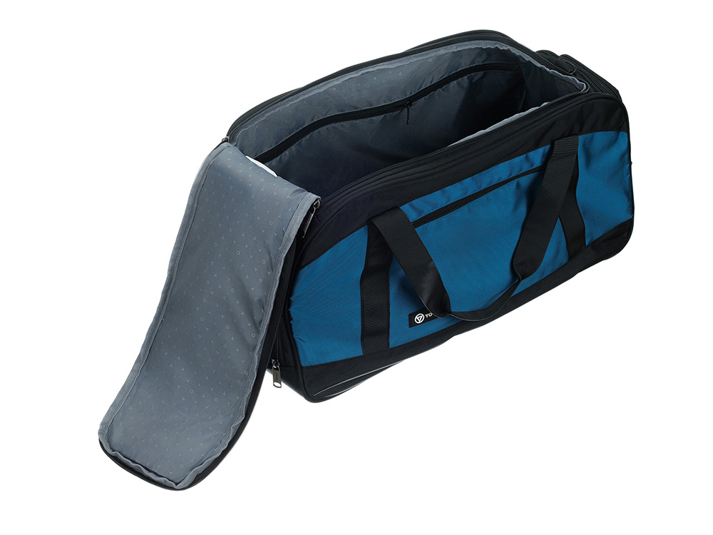 Сумка спортивная TORBER, синий/черный, полиэстер, 52 х 25 х 30 см-9