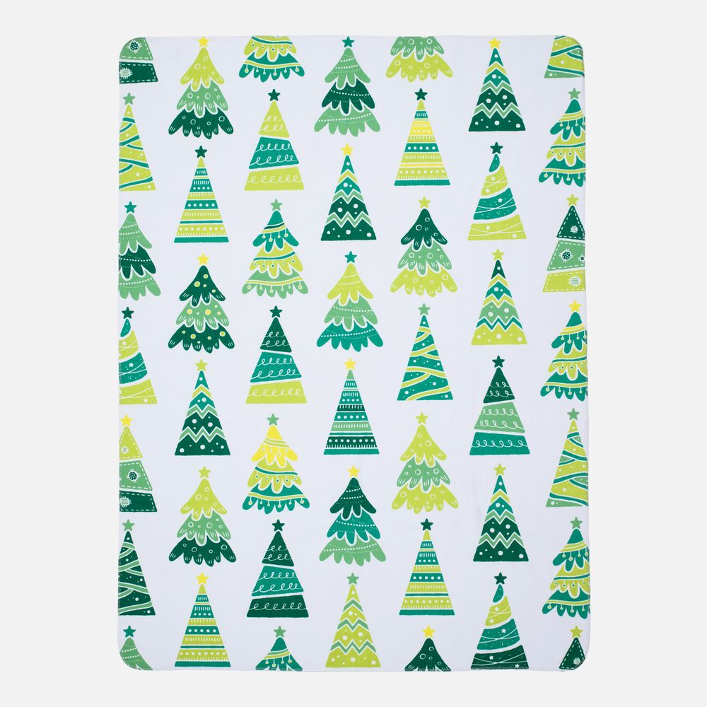 Флисовый плед Imaginario, зеленый-1