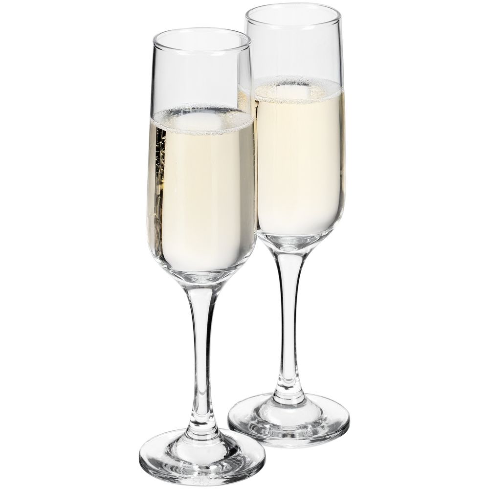 Набор для шампанского Isabella, в черной упаковке-3