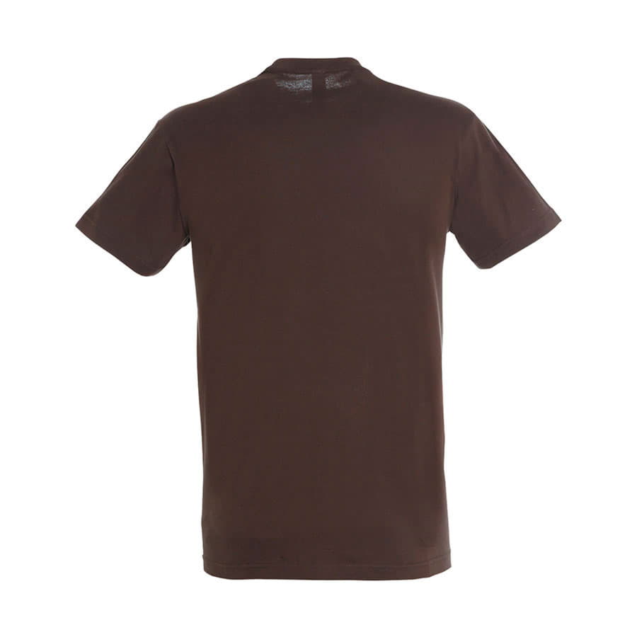 Футболка унисекс REGENT 150, шоколадный-1