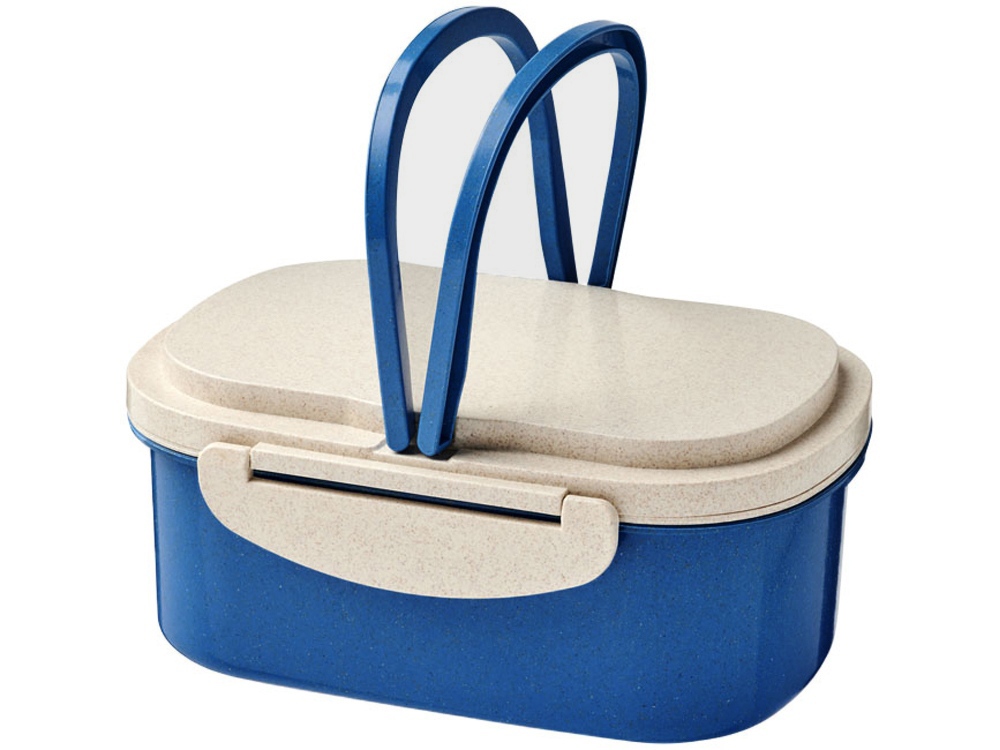 Ланч-бокс Shen из пшеничного соломенного волокна, синий-1