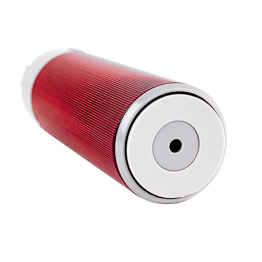 Bluetooth колонка TURBO TUBE с зарядным устройством (2000mAh) и моноподом , красный, серый-8