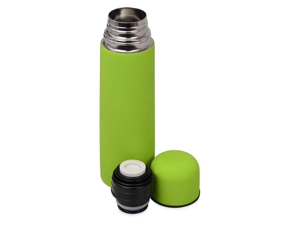 Термос Ямал Soft Touch с чехлом, 500мл, зеленое яблоко-3