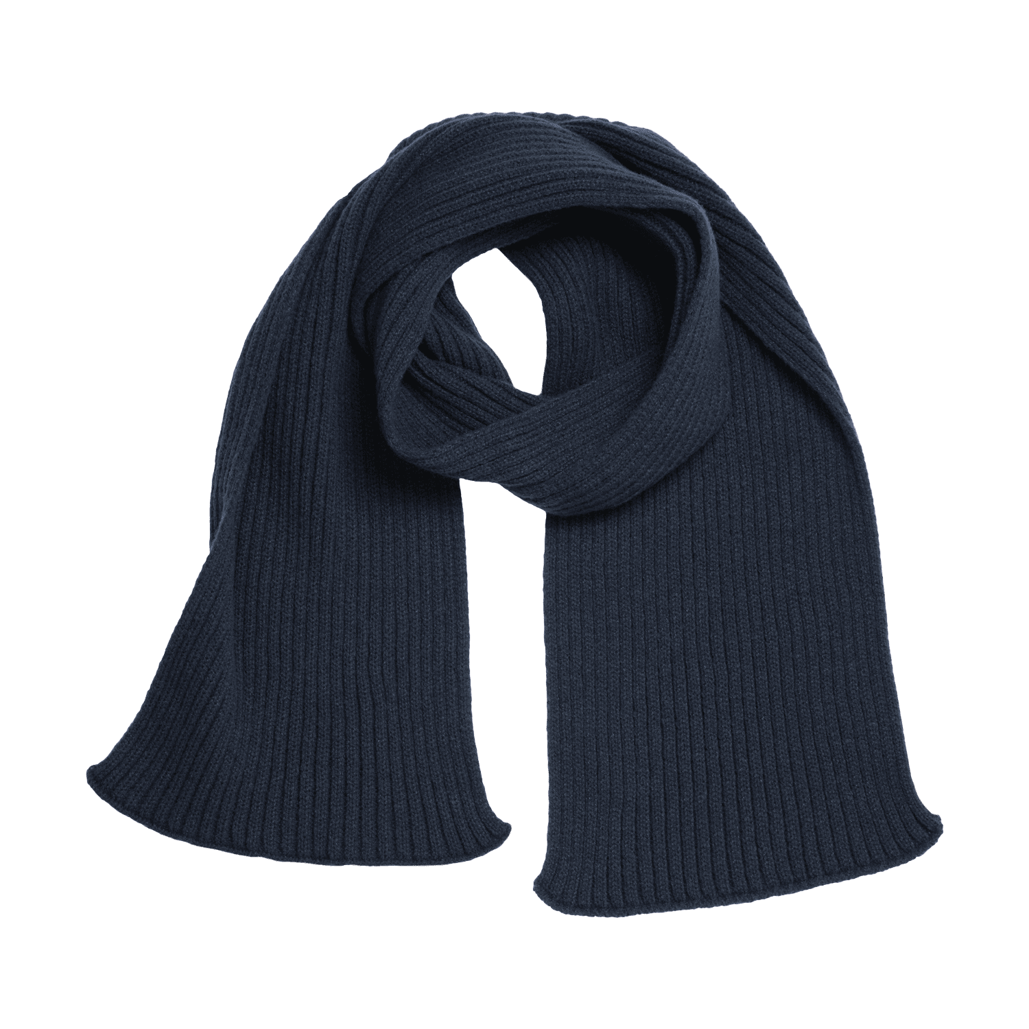 Шарф Форгес (Forges) вязаный, синий-4