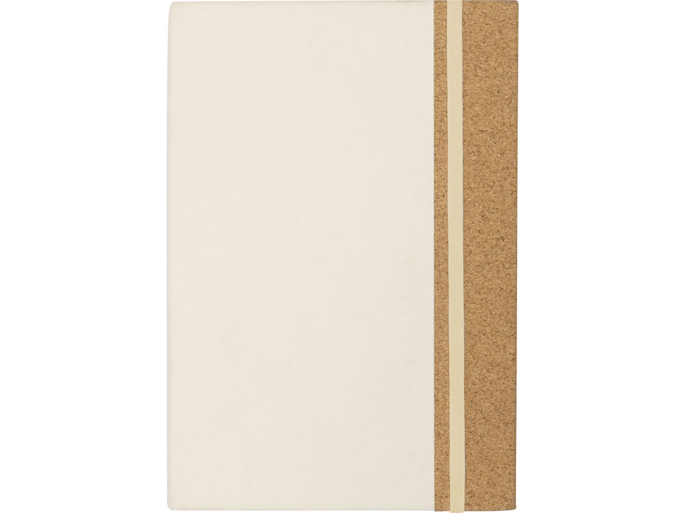 Блокнот из молочной бумаги и пробки A5 Milky, натуральный-1