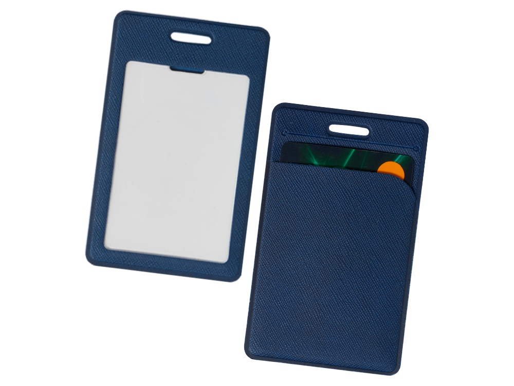 Карман вертикальный с дополнительным отделениемFavor, синий-1