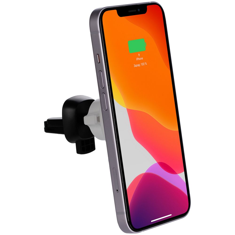 Держатель для смартфона Cooper Auto Wireless с беспроводной зарядкой, белый-3