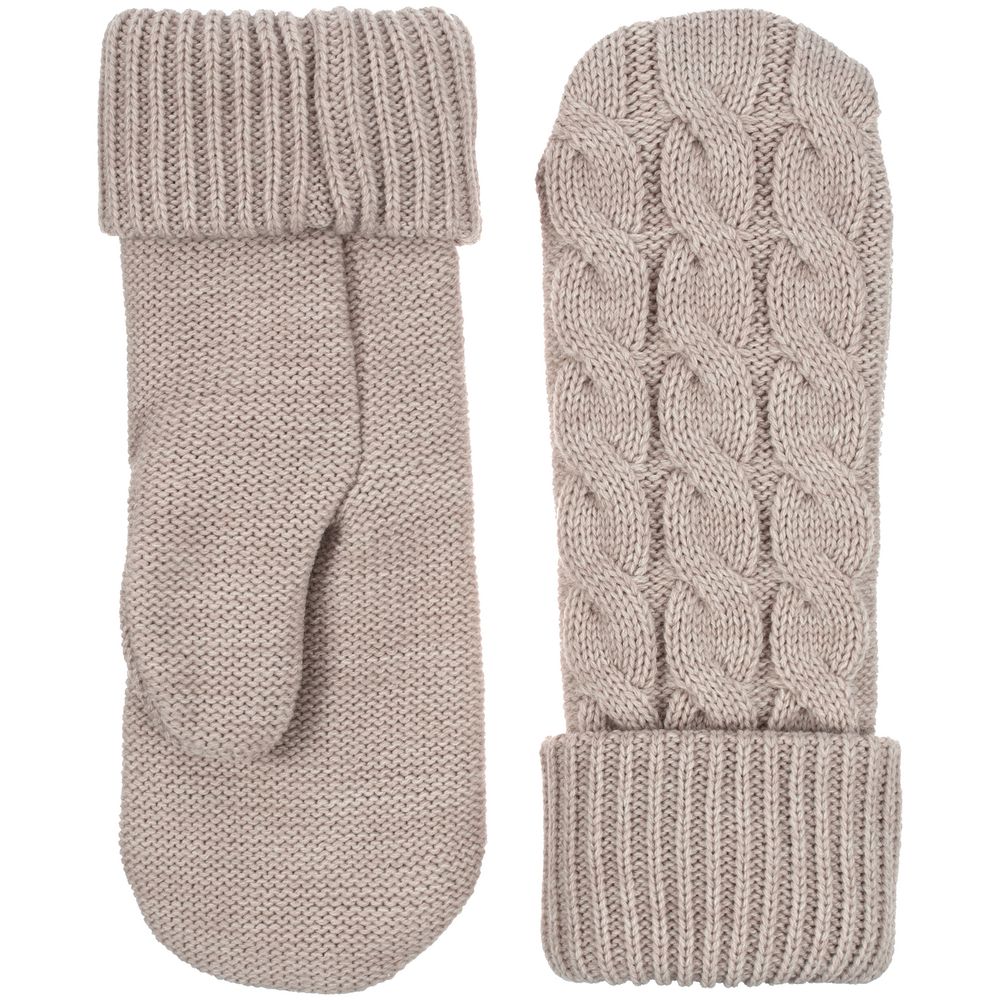 Варежки Heat Trick, бежевый меланж-1