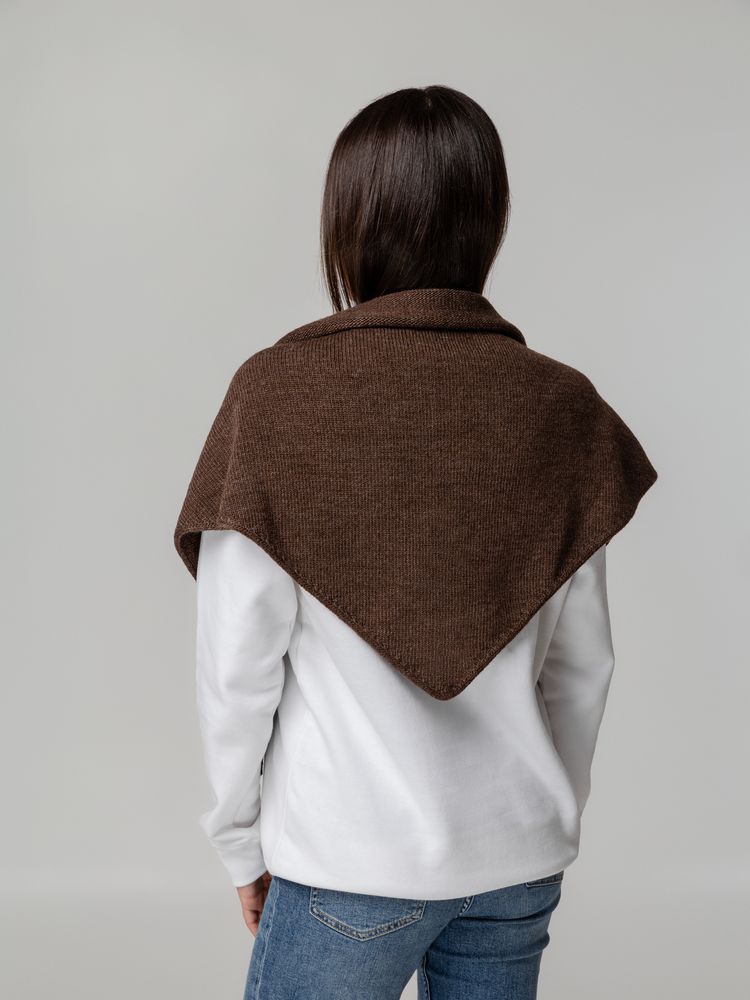 Косынка Dalia, темно-коричневая-2