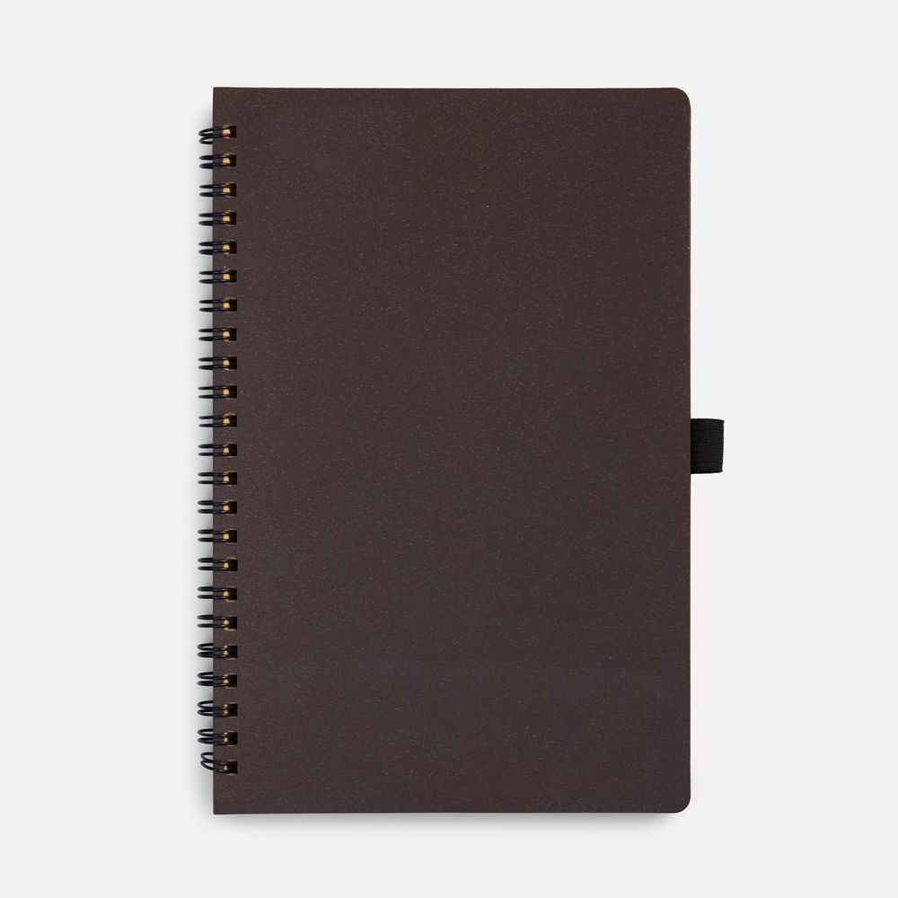 Блокнот на спирали Coffeist, коричневый-1