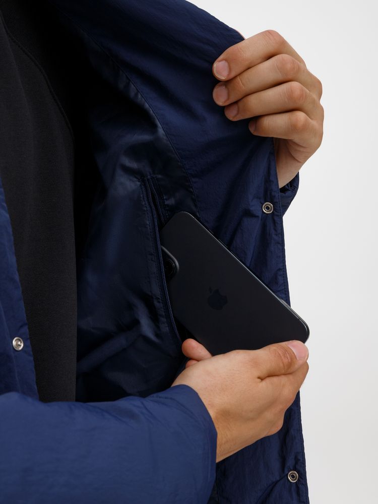 Куртка унисекс Veter, темно-синяя-6