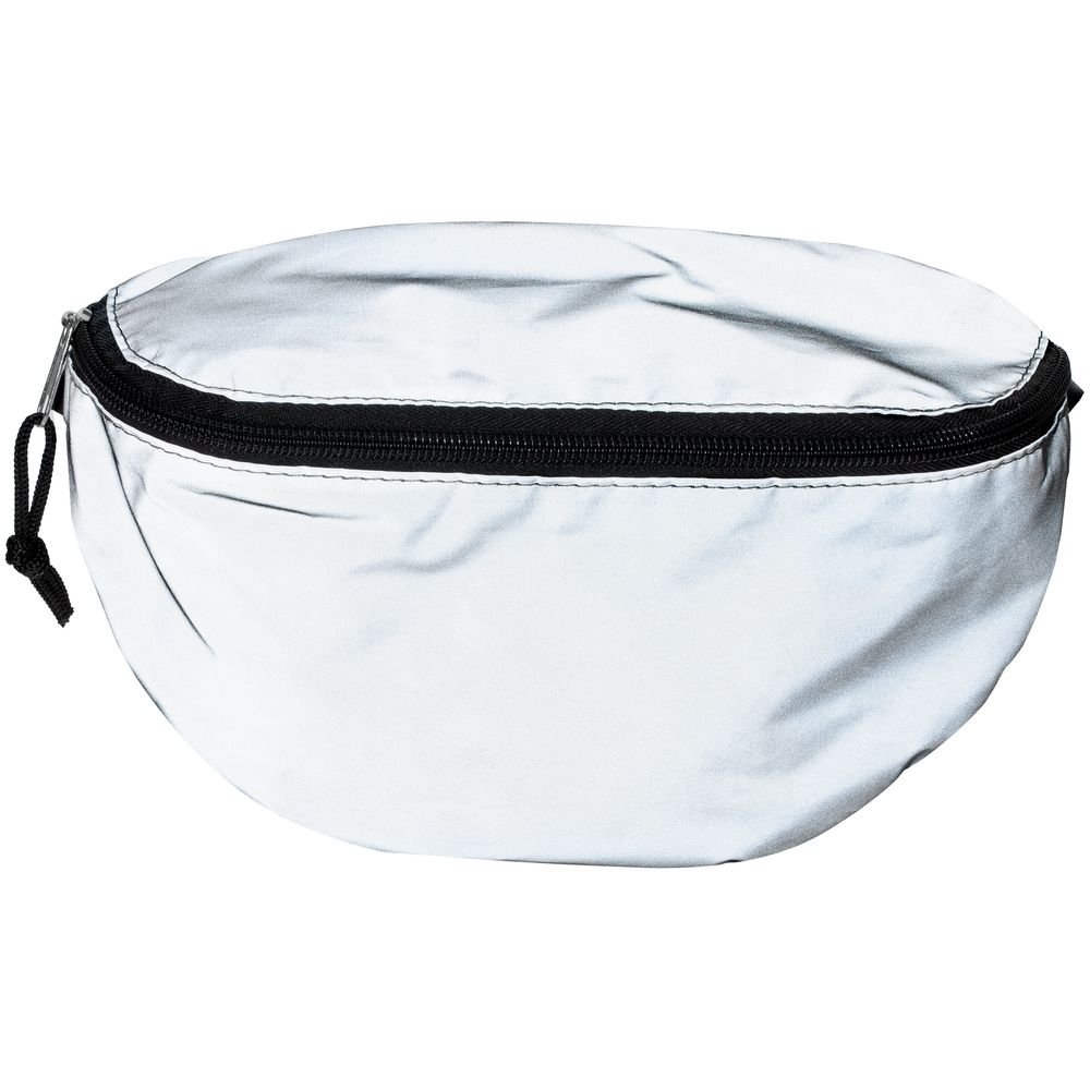 Поясная сумка Manifest из светоотражающей ткани, серая-2