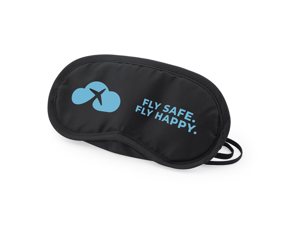 Дорожная маска BRANTA из мягкой микрофибры, черный-2