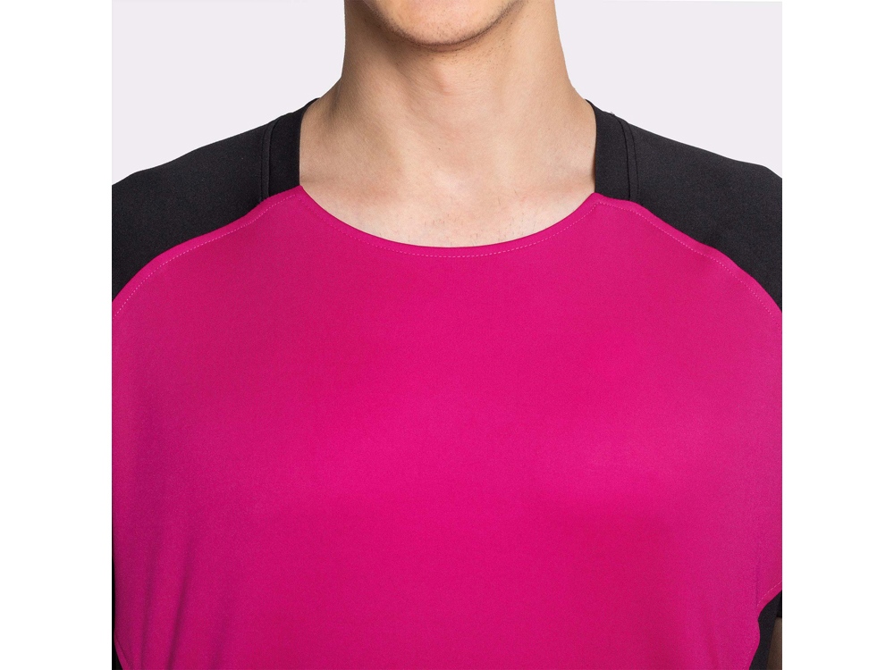 Футболка Bugatti мужская, яркая фуксия /черный-5