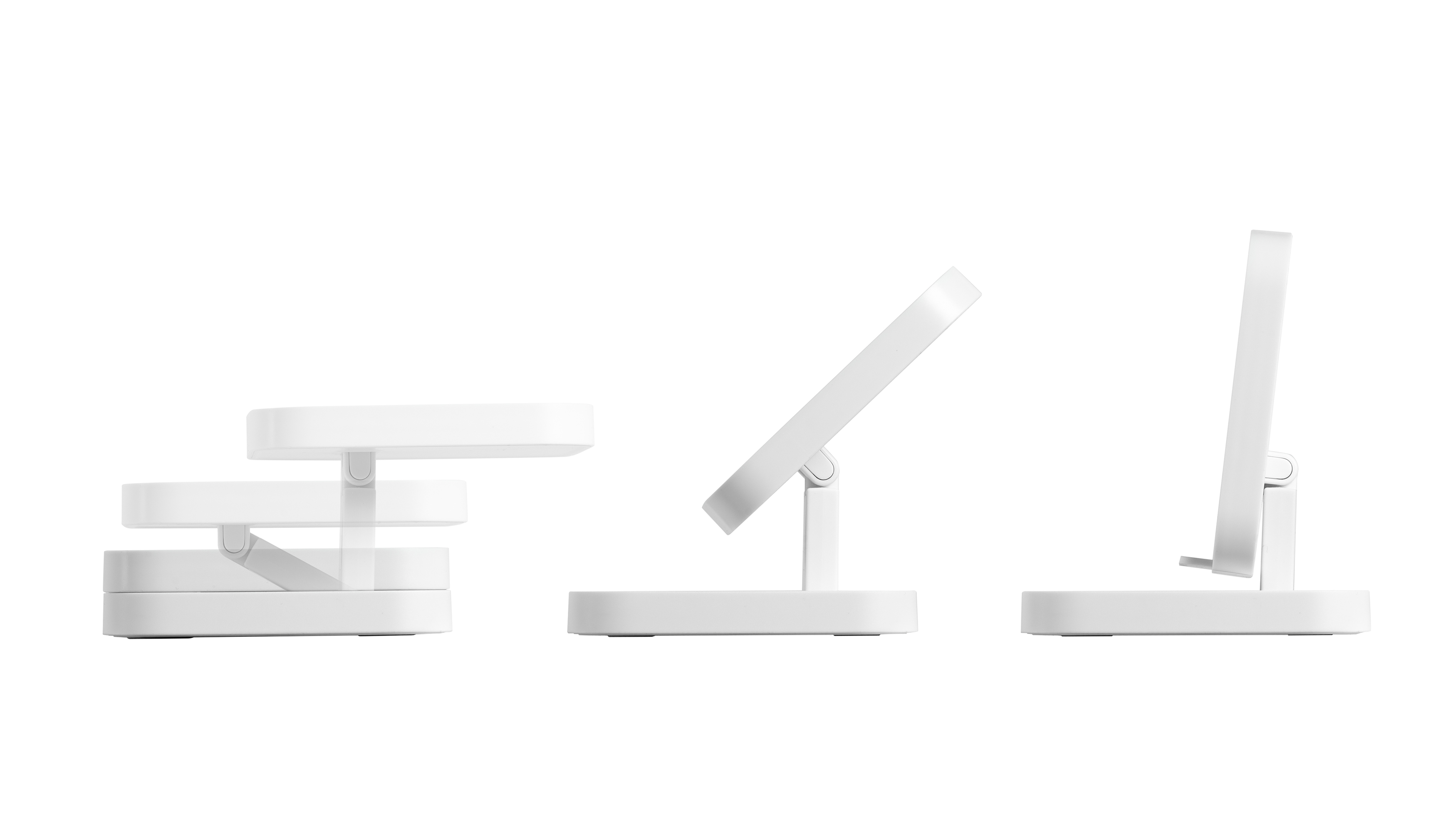 Складная настольная подставка "Flex" с беспроводным (15W) зарядным устройством-4