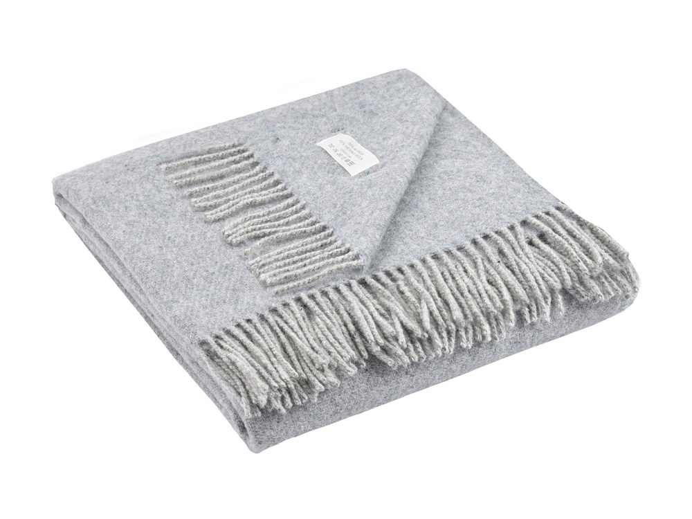 Плед MARZOTTO AREQUIPA 1011, серо-голубой-1