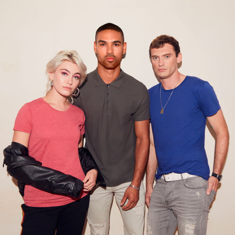 Поло мужское ICONIC POLO 180, голубой-2