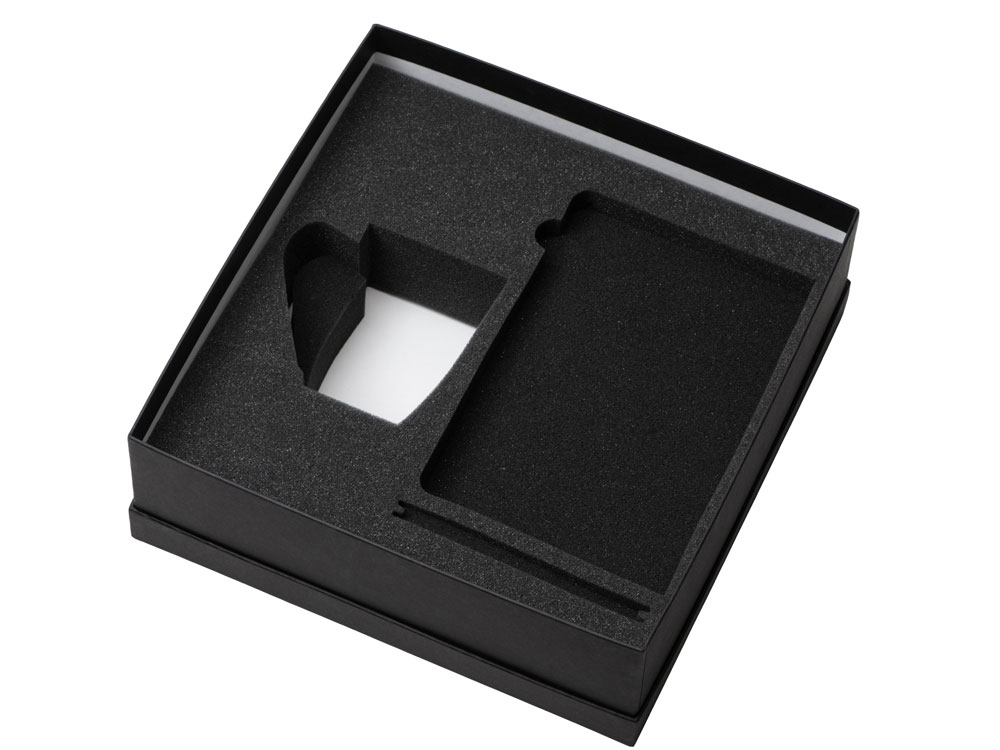 Подарочный набор с блокнотом С1, пластиковой ручкой и кружкой, фиолетовый-2