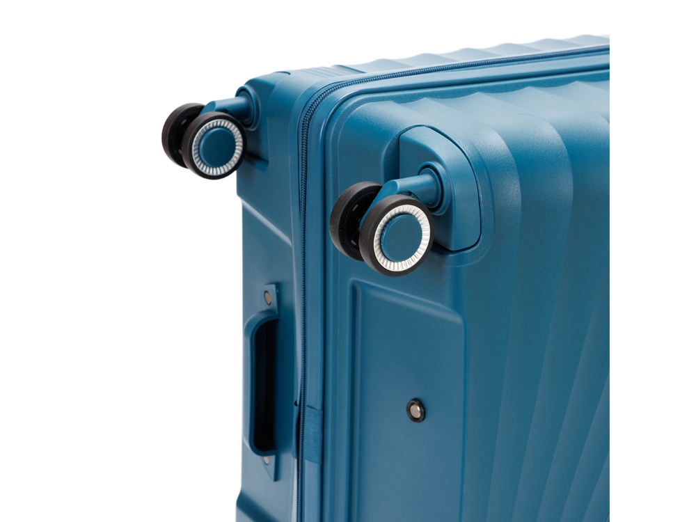 Чемодан TORBER Nevo, синий, полипропилен, 45 х 26 х 66 см, 66 л-8