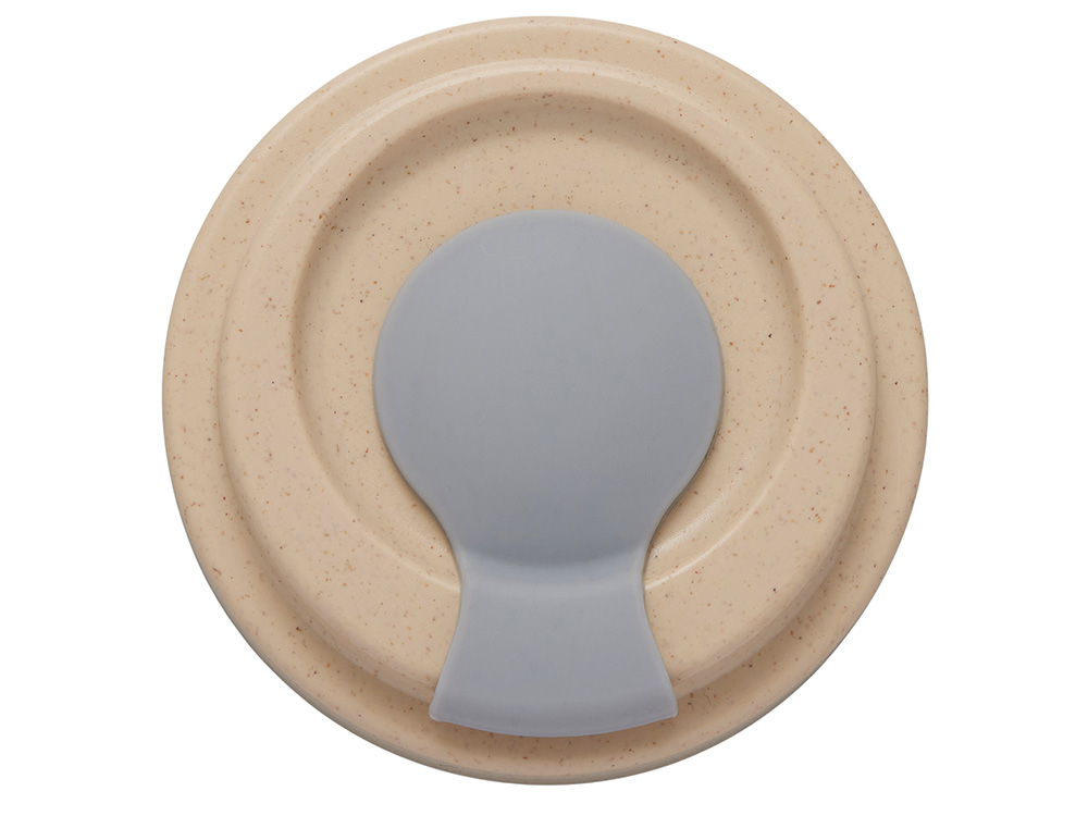 Стакан из пшеничного волокна Flava, серый-4