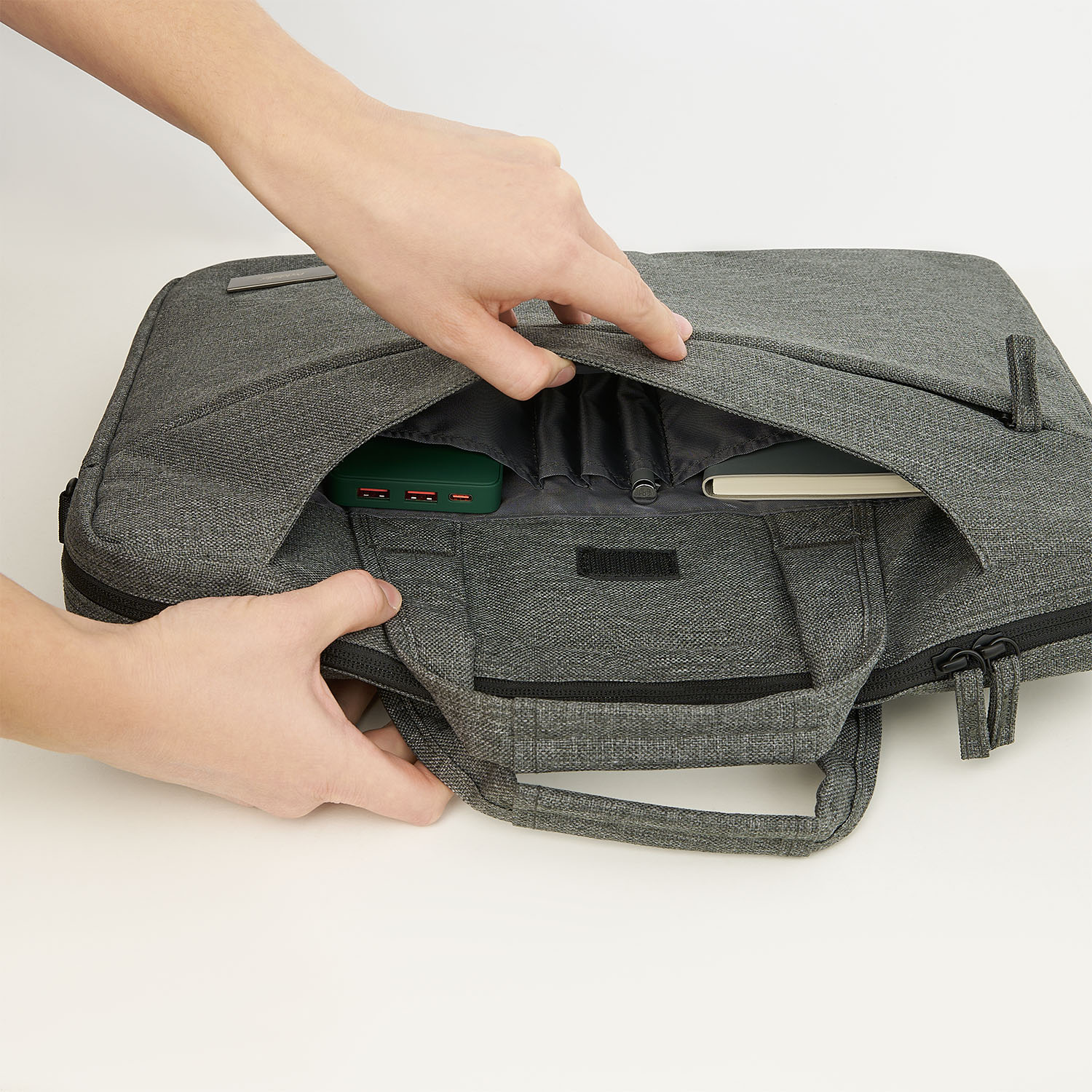 Сумка для ноутбука Migliores, серый/серый-8