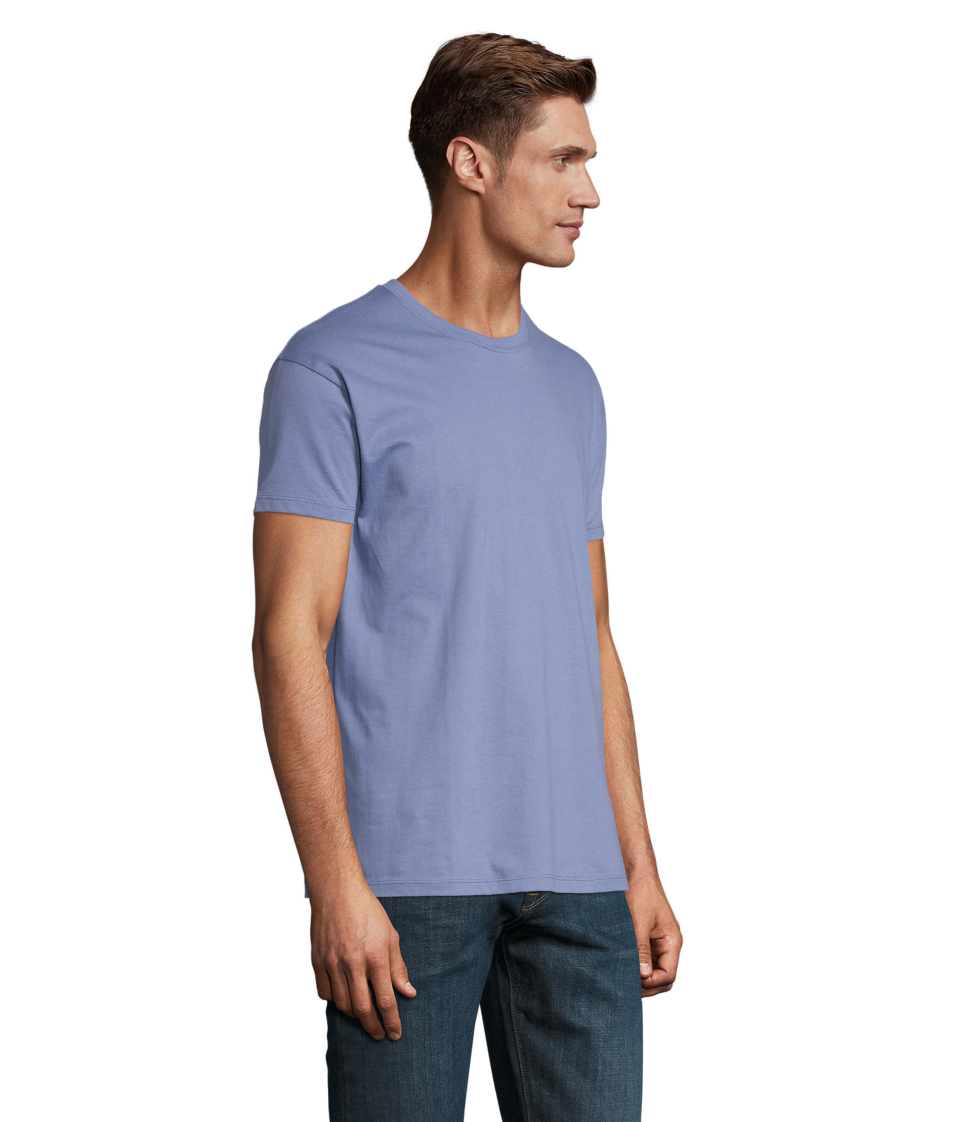 Футболка мужская IMPERIAL 190, синий-3