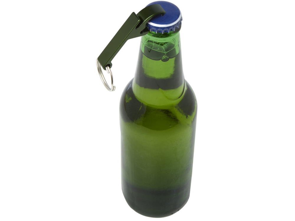 Брелок-открывалка Tao из переработанного алюминия - Зеленый-2