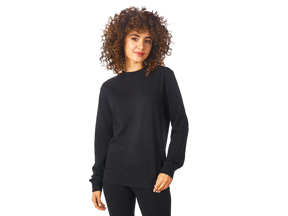 Свитшот Warsaw 220гр, унисекс, черный-2