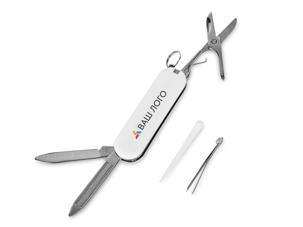 Мультитул-брелок 5-в-1 Pinny, белый-2