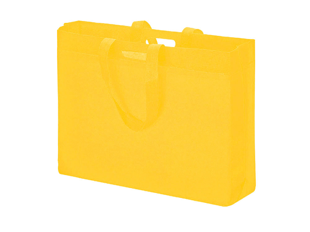 Сумка для покупок из спанбонда Scope, 455*160*380 с ручкой 550/30 мм, желтый-0