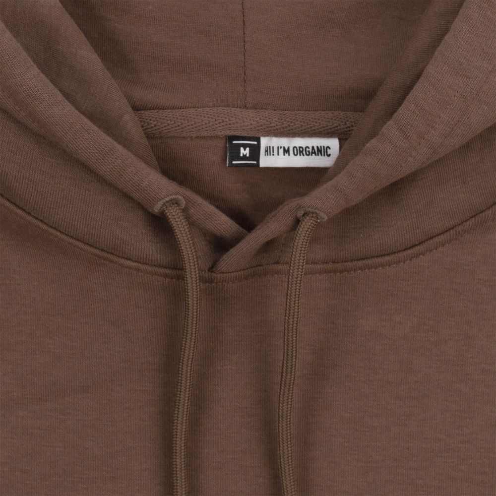 Толстовка с капюшоном унисекс BNC Inspire (Organic), молочно-белая-4