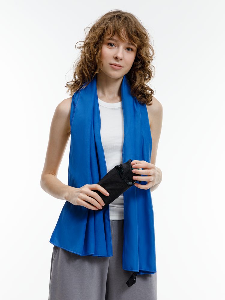 Полотенце спортивное Snaab, синее-4