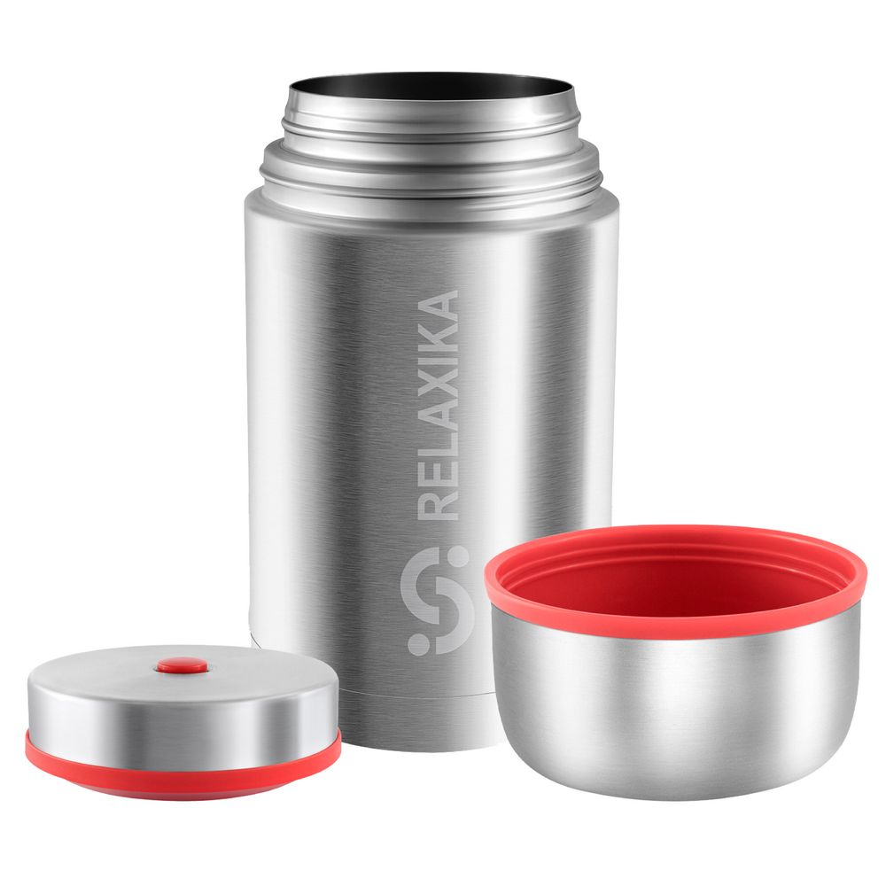 Термос для еды Relaxika 1000, стальной-2